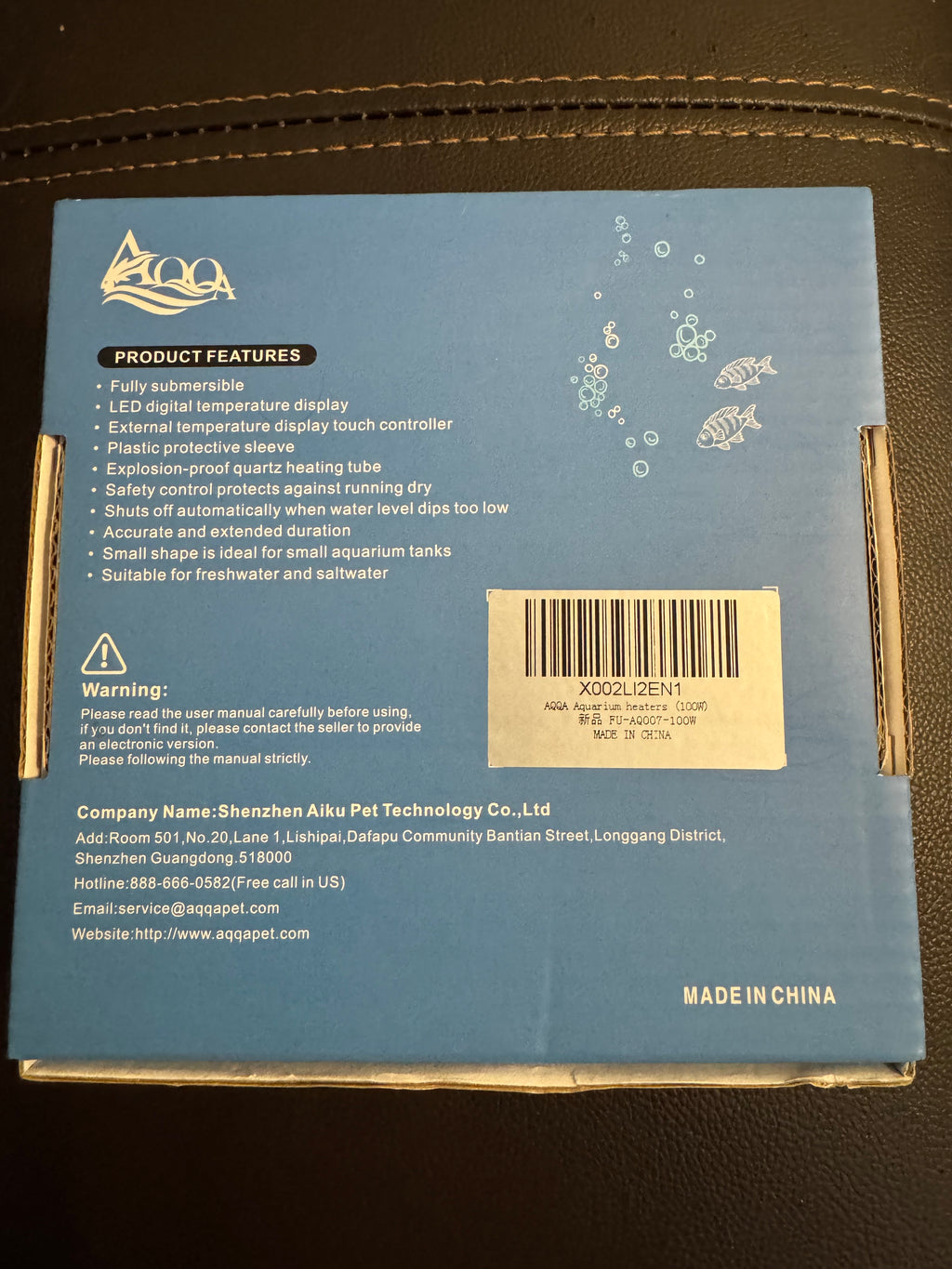 AQQA LED Digital Display Aquarium Heater AQ-007 100W