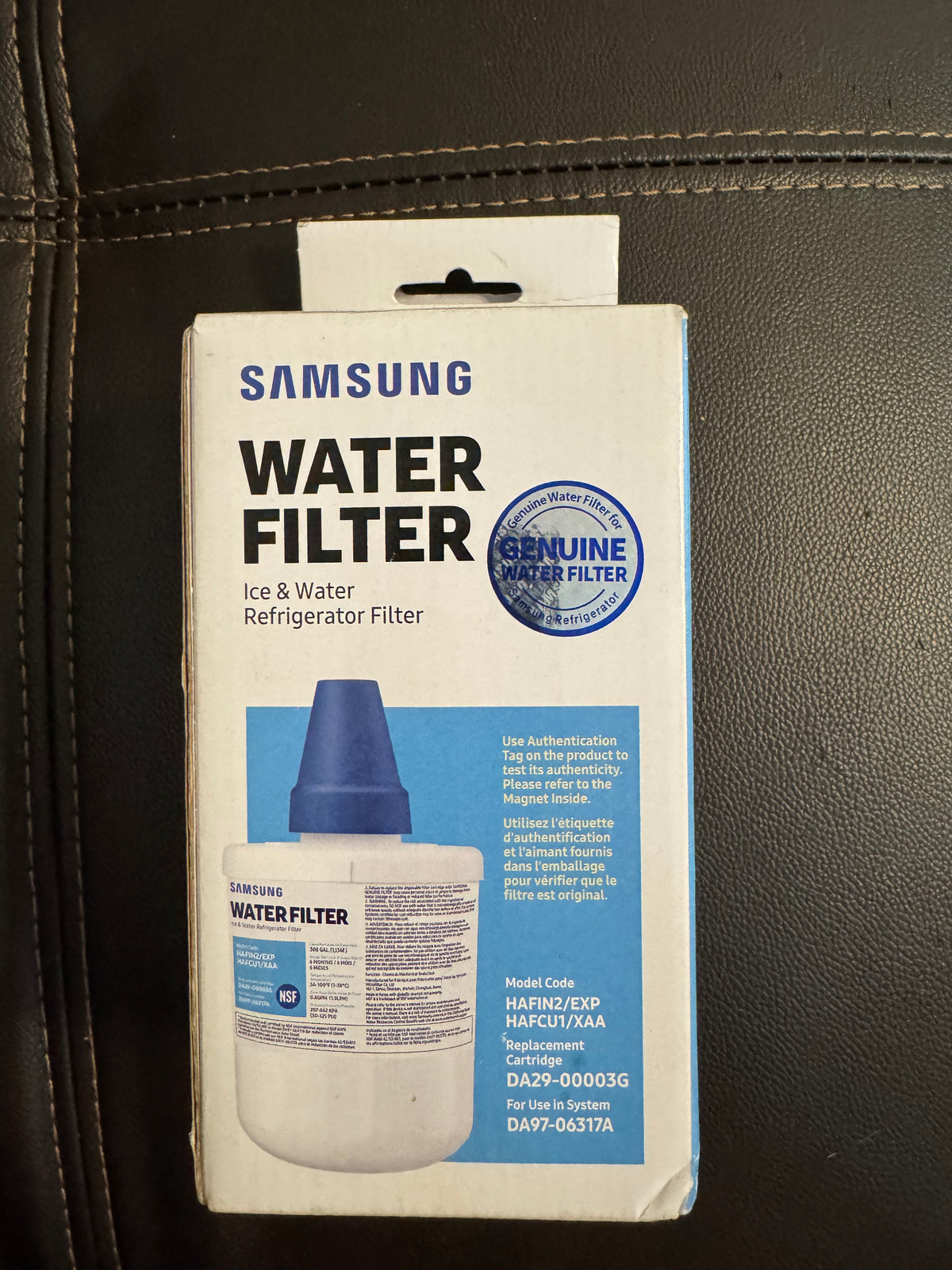 Samsung Water Filter Replacement Cartridge DA29-00003G
