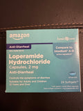 Amazon Anti-Diarrheal Loperamide Hydrochloride Capsules 2mg 24 Softgels